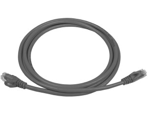PowerMAX Gray Cat.6 U/UTP T568B Patch Cord (PVC) - with Divider